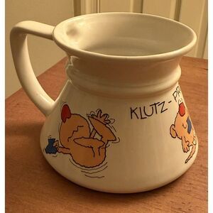 Collectible "RUSS BERRIE & Co. Inc." Klutz-Proof Coffee Mug Slide Proof Bottom!!